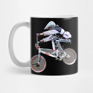 bmx race racing freestyle Mug